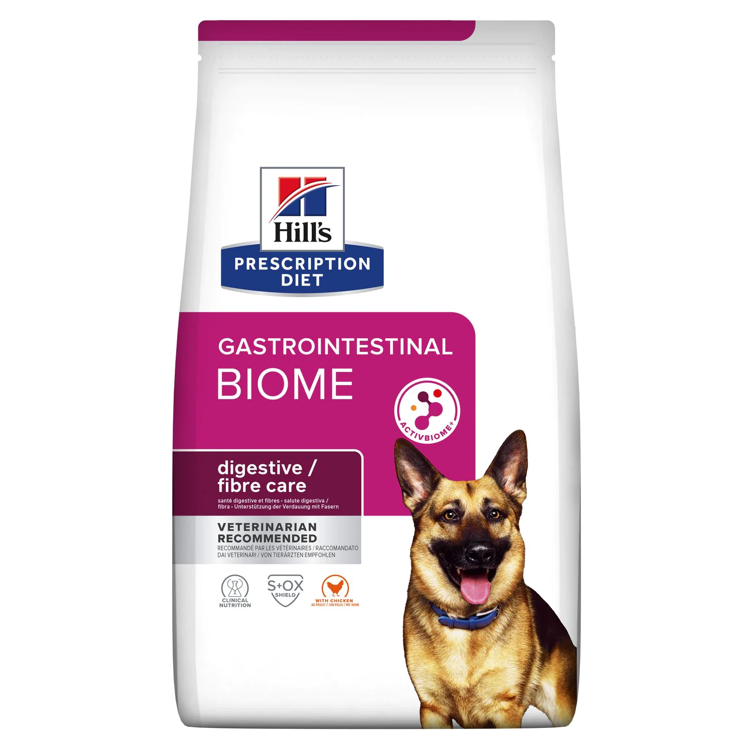 Ветеринарный сухой корм для собак при расстройствах ЖКТ Hill's (Хиллс) Prescription Diet Gastrointestinal Biome, с курицей, 10 кг