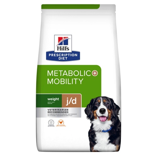 Ветеринарный сухой корм для собак для снижении веса и поддержании здоровья суставов Hill's (Хиллс) Prescription Diet Metabolic + Mobility, 12 кг