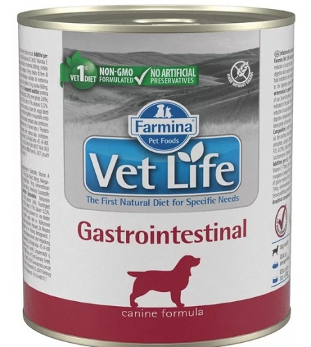 Влажный корм для собак при заболеваниях ЖКТ Farmina (Фармина) Vet Life Gastrointestinal, 300 г