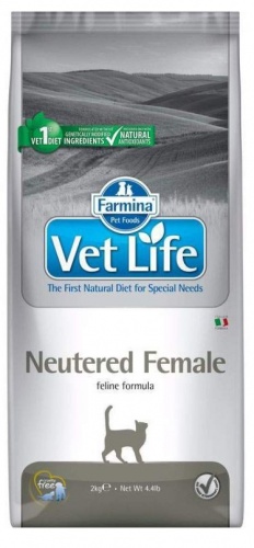 Сухой корм для стерилизованных кошек Farmina (Фармина), Vet Life Neutered Female