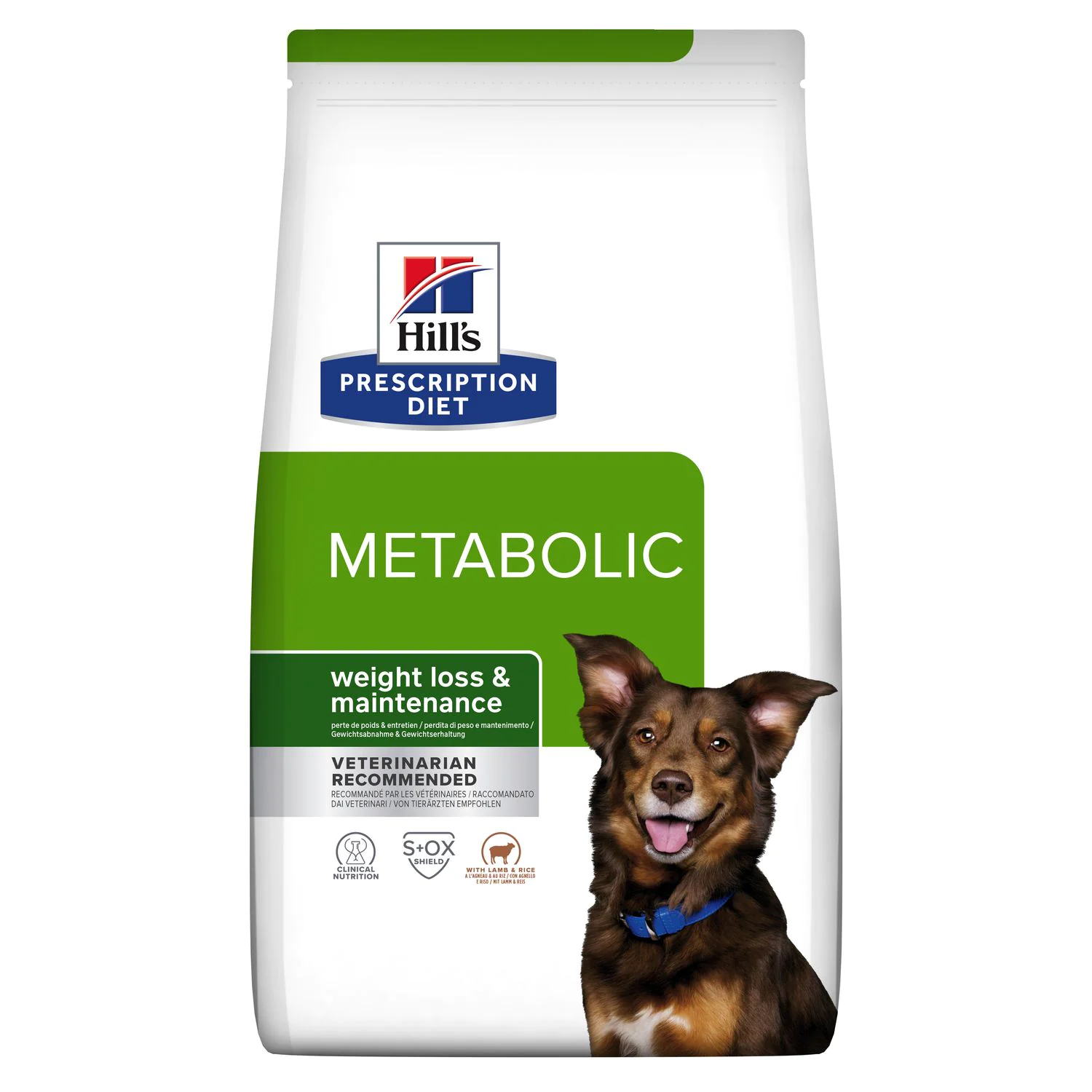 Ветеринарный сухой корм для собак для контроля веса Hill's (Хиллс) Prescription Diet Metabolic, с ягненком и рисом