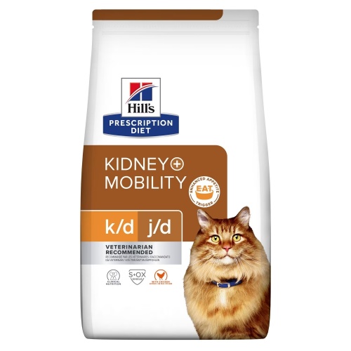 Корм для кошек Hill's (Хиллс) Prescription Diet k/d + Mobility, с курицей, 1,5 кг
