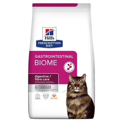 Сухой корм для кошек Hill's (Хиллс) Prescription Diet Gastrointestinal Biome, с курицей, 3 кг
