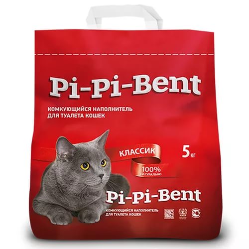 Наполнитель для кошачьего туалета Пи-Пи-Бент (Pi-Pi-Bent) комкующийся