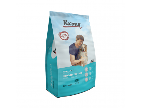 Сухой корм для взрослых собак мелких пород Karmy (Карми) Mini Adult, ягненок, 2 кг