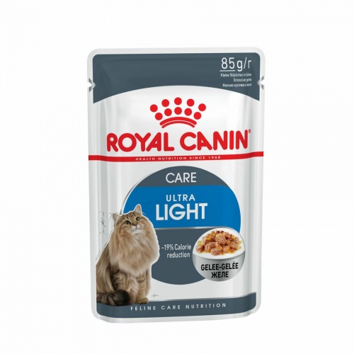 Влажный корм для кошек Royal Canin (Роял Канин) Ультра Лайт желе, 85 гр