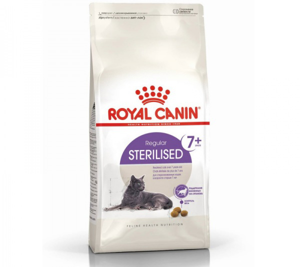 Сухой корм для пожилых кошек Royal Canin (Роял Канин) Sterilised 7+