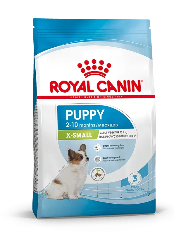 Сухой корм для щенков миниатюрных пород Royal Canin (Роял Канин) X-SMALL Puppy