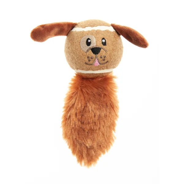 M-Pets (М-Пэтс) игрушка для собак мяч с хвостом Jimmy, 18х11х6,5 см