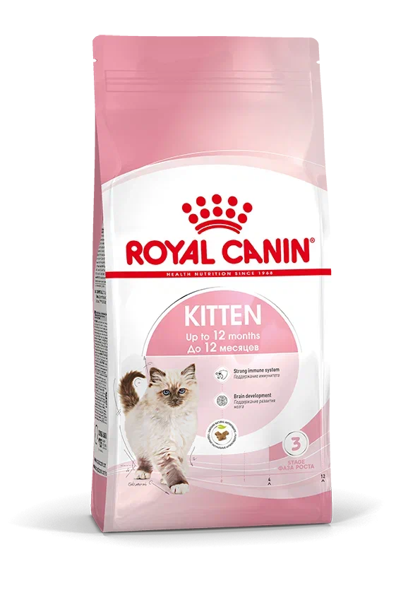 Сухой корм для котят в период второй фазы роста Royal Canin Kitten (Роял Канин Китен)