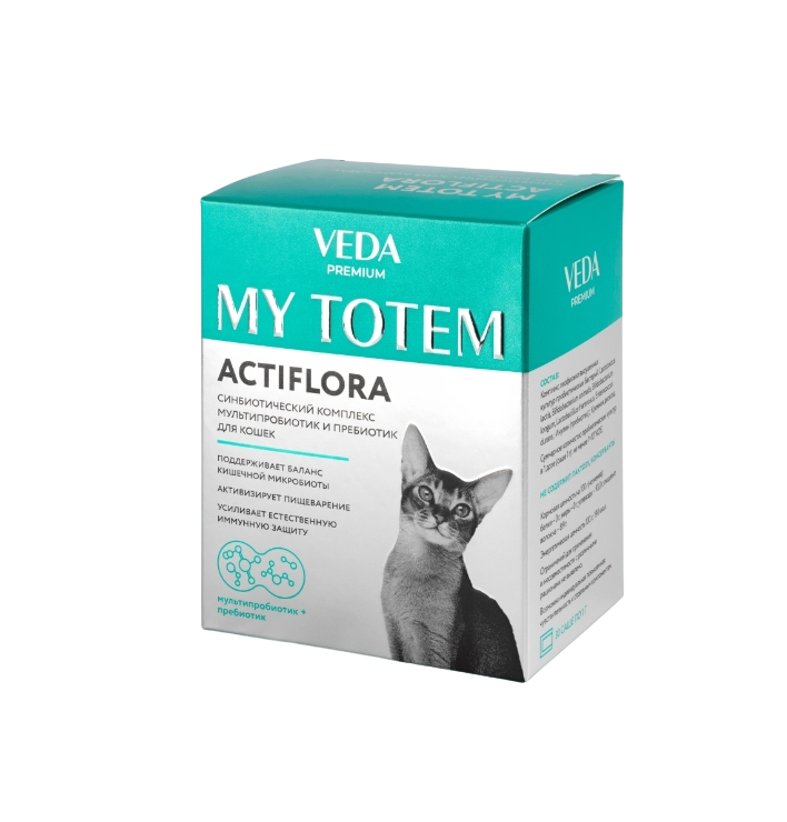 MY TOTEM ACTIFLORA синбиотический комплекс для кошек (1шт*1гр)