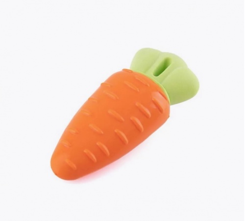 WOGY Морковь с пищалкой 14.5х5х4.5см