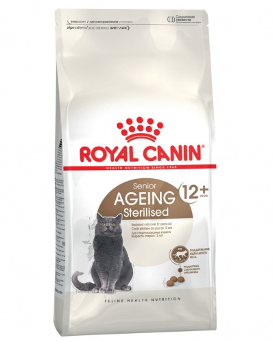 Сухой корм для пожилых кошек Royal Canin (Роял Канин) Sterilised Ageing 12+
