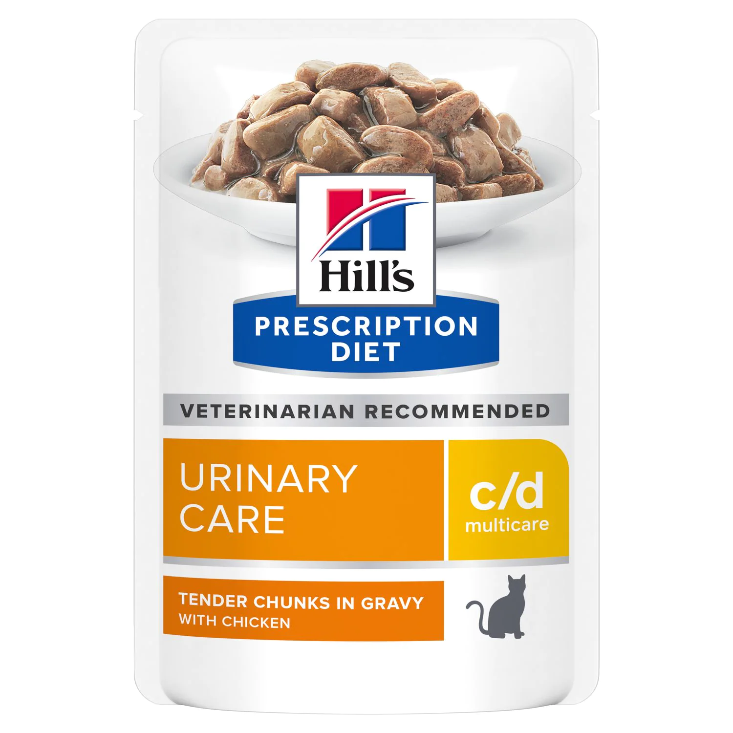 Ветеринарный влажный корм для кошек Hill's (Хиллс) Prescription Diet Urinary c/d, Курица, 85 гр