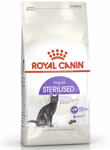 Сухой корм для взрослых стерилизованных кошек Royal Canin (Роял Канин) Sterilised 37