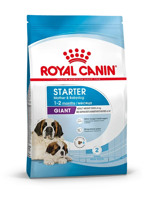 Сухой корм для щенков крупных пород Royal Canin (Роял Канин) Starter Giant (Стартер Джайнт)