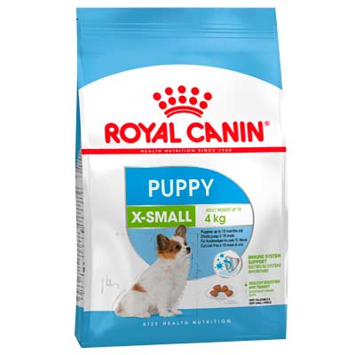 Сухой корм для щенков малых пород Royal Canin, X-SMALL