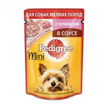 Влажный корм для собак мелких пород Pedigree (Педигри) Мини, ягненок, 85 гр