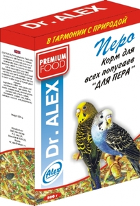 Корм для попугаев Доктор Алекс «для пера»