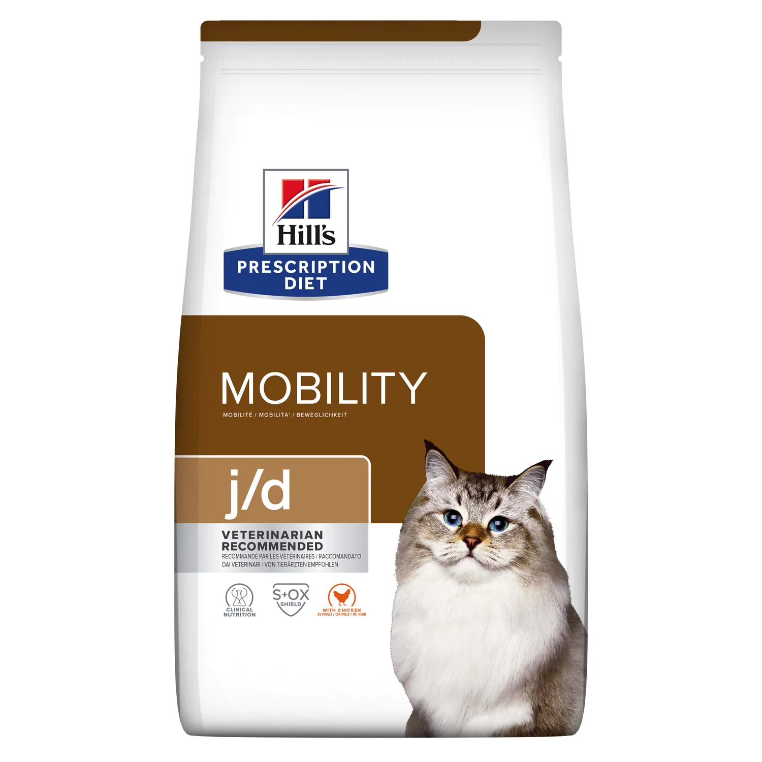 Ветеринарный сухой корм для кошек Hill's (Хиллс) Prescription Diet j/d Mobility, с курицей, 1,5 кг