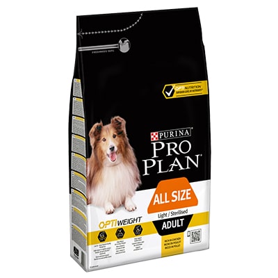 Сухой корм для собак стерилизованных Pro Plan (ПроПлан) Курица и рис, 3кг