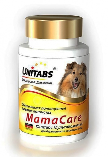 Витамины для беременных собак Юнитабс (Unitads) MamaCare с В9
