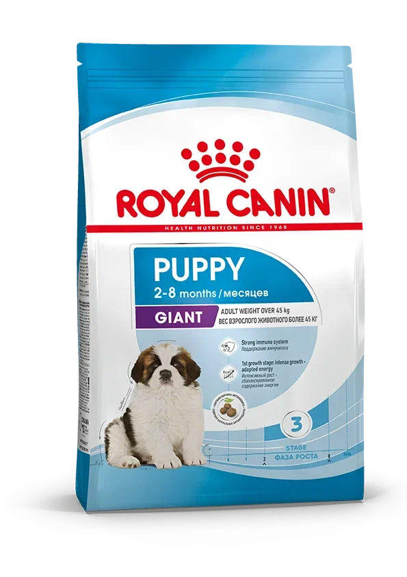 Сухой корм для щенков крупных пород Royal Canin (Роял Канин) Giant Puppy