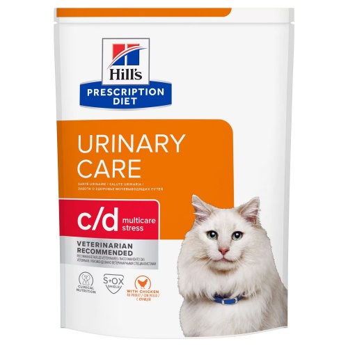 Ветеринарный сухой корм для кошек Hill's (Хиллс) Prescription Diet c/d Multicare Stress, с курицей