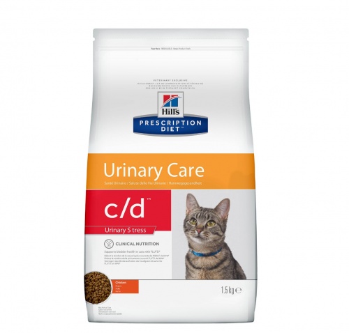 Ветеринарный сухой корм для кошек Хиллс (Hill's) HPD c/d при стрессе