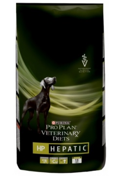 Ветеринарный сухой корм для собак Пурина (Purina) HP при заболевании печени