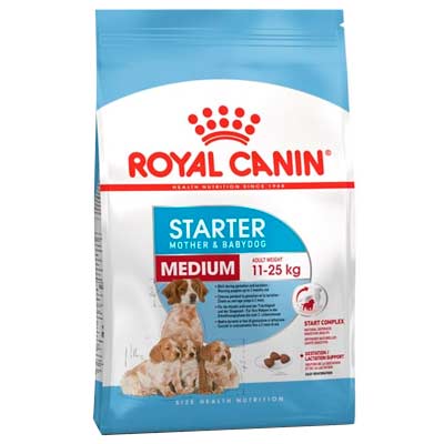 Сухой корм для щенков средних пород Royal Canin, Starter Medium (Стартер Медиум), 12 кг