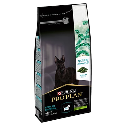 Сухой корм для собак мелких пород с чувствительным пищеварением Pro Plan (ПроПлан) Nature Elements, ягненок