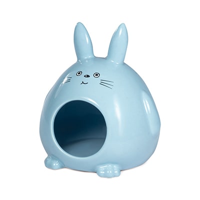 Домик для мелких животных керамический Кролик, 130x115x145мм