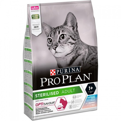 Сухой корм для кастрированных котов и стерилизованных кошек Pro Plan (ПроПлан) Треска/Форель