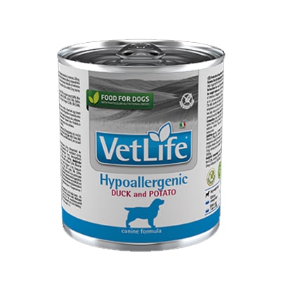 Ветеринарный влажный корм для собак Farmina (Фармина) Vet Life Hypo, при пищевой аллергии, утка и картофель, 300 гр