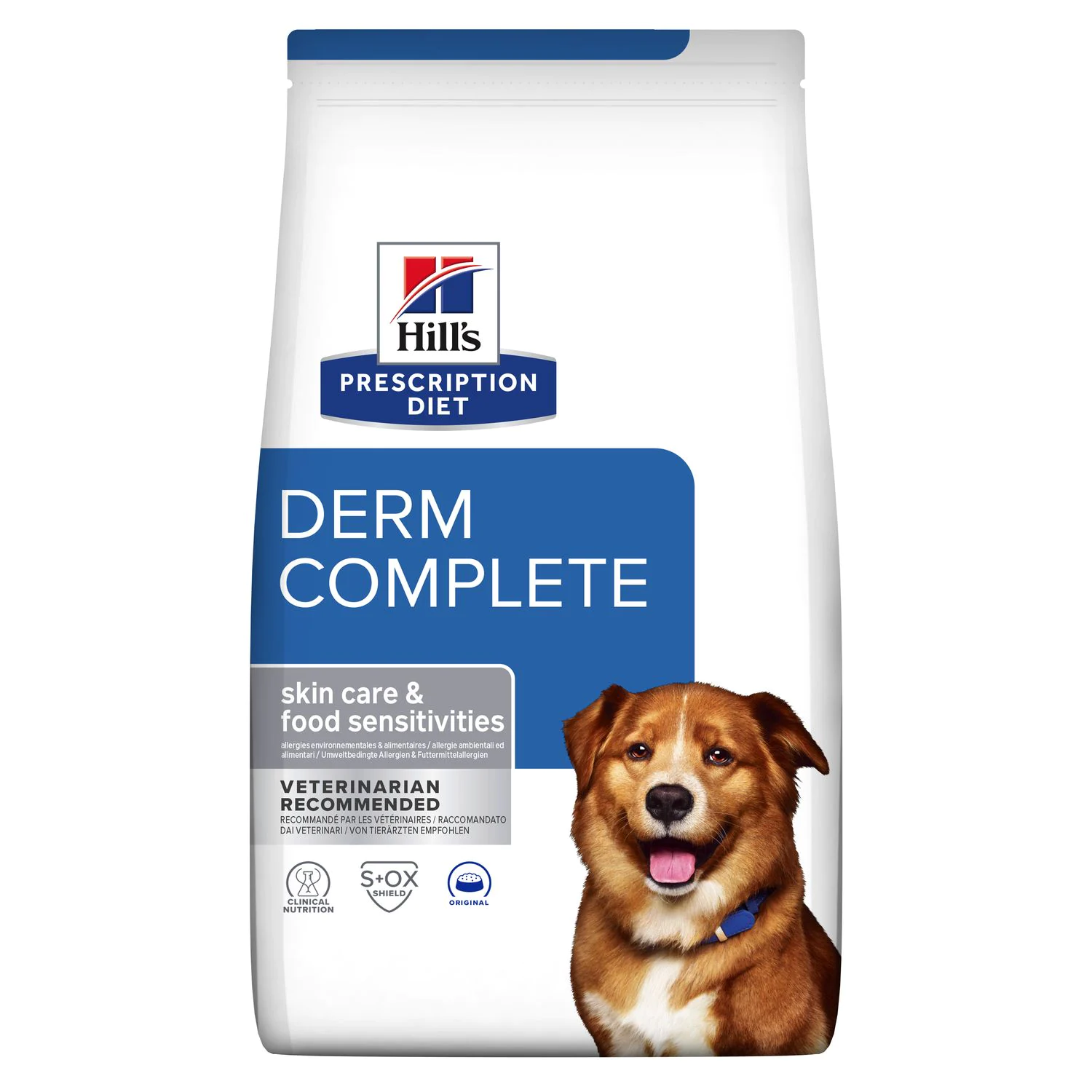 Ветеринарный сухой корм для здоровья кожи для взрослых собак Hill's (Хиллс) Prescription Diet Derm Complete, 2 кг