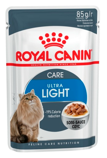 Влажный корм для кошек Royal Canin (Роял Канин), Light в соусе, 85г