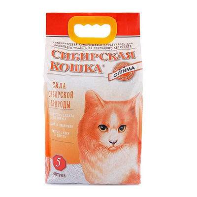 Наполнитель для кошачьего туалета, Сибирская кошка
